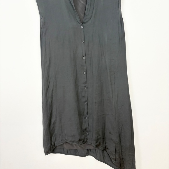 Helmut Lang silk asymmetrical shirt dress - Picture 4 of 5